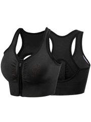 Бюстгальтер для женщин больших размеров без швов, средняя эластичность, дышащий, для йоги и бега