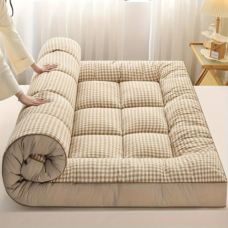 Soft Square Mattress Cover with Breathable Fluffy All-Season Comfort