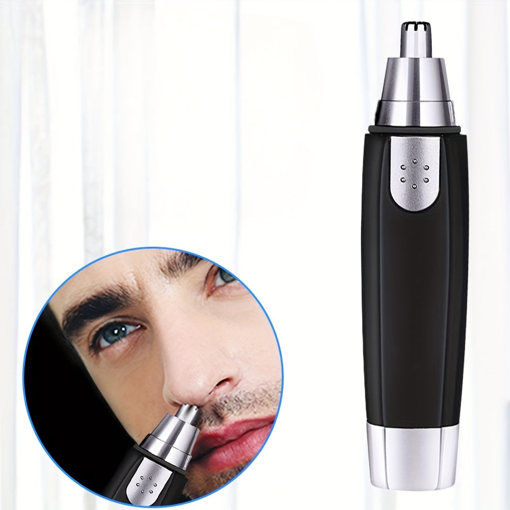 Unisex Battery Powered Nose Hair Trimmer Automatic Nostril Shaver Gift