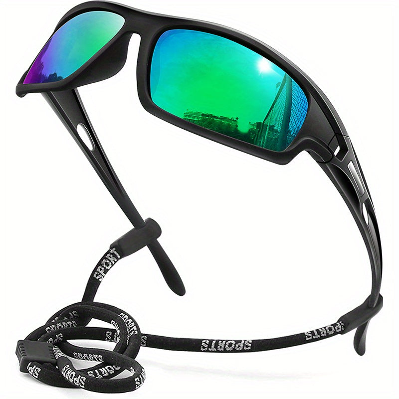 Unbreakable Polarized Men's Sports Sunglasses for Cycling Fishing Driving UV Protection