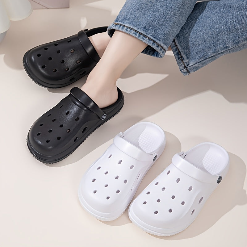 Women's EVA Clogs Slip-On Sandals Breathable Non-Slip Flat Heel