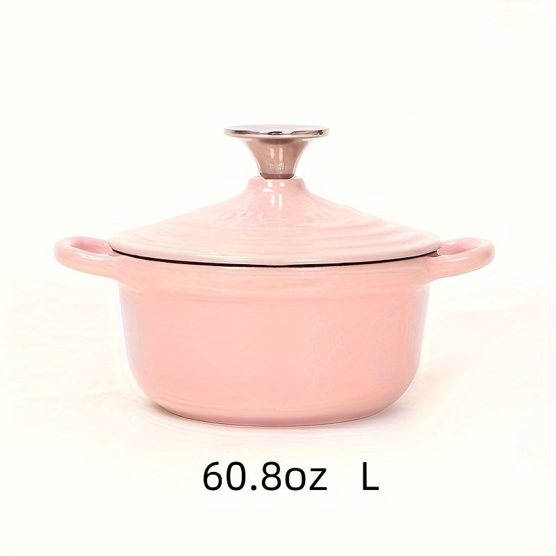 Enamel Cast Iron Health Pot for Rice and Cooking, 30.4oz or 60.8oz
