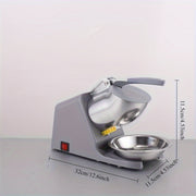 Elektr ice shaver, muz paddlesi bilan, zanglamaydigan po'latdan yasalgan qor konus mashinasi, ochiq kulrang, uy va tijorat foydalanishi uchun mos. Zamonaviy oshxona qurilmasi, bardoshli konstruktsiya bilan, har biri 68.04 KG