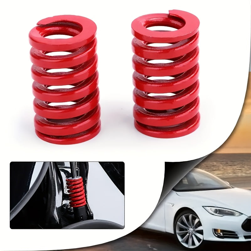 Pair of Red Hydraulic Lift Support Struts for Tesla Model 3 Trunk Tailgate