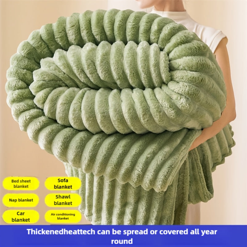 Faux Fur Blanket for Adults and Kids Soft Fluffy Travel Sofa Bed Decor