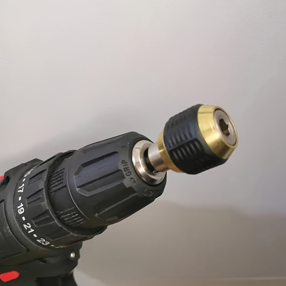 Chrome Vanadium Steel Hex Shank Drill Bit Adapter with Quick Release and Self-Locking Extension