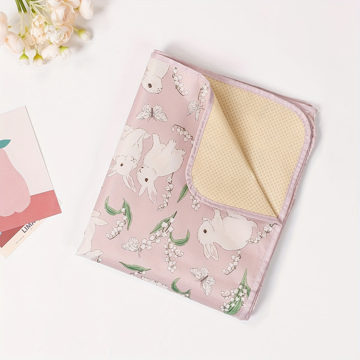 Foldable Baby Play Mat Non-Slip Polyester for Crawling and Tummy Time 0-3 Years