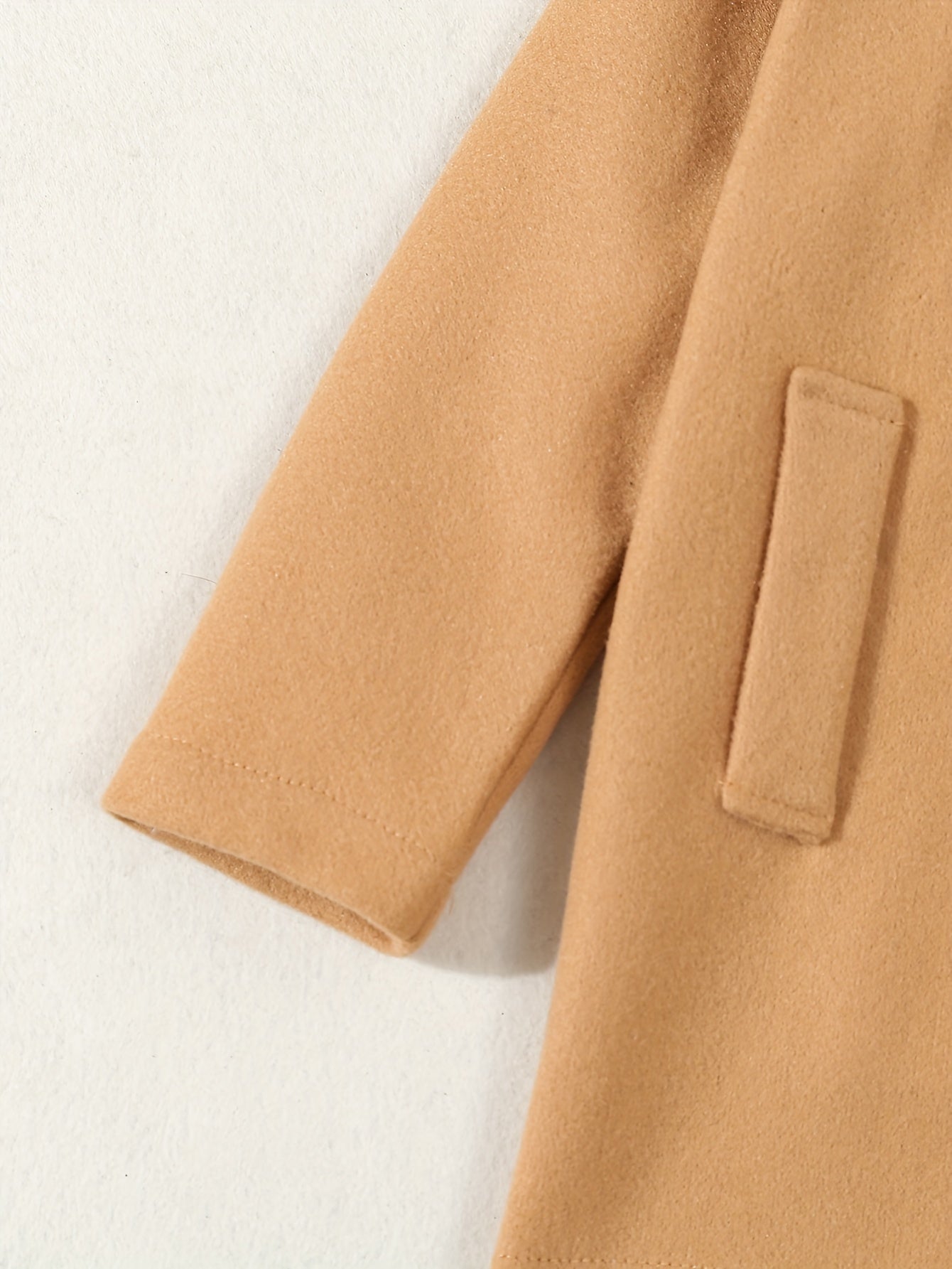 Мужская классическая шерстяная пальто с лацканами, застежкой на пуговицы, искусственными карманами, осень-зима, возраст 12 и младше