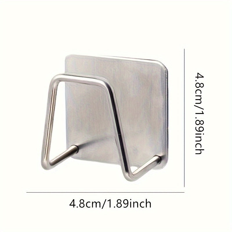 Stainless Steel Wall-Mounted Kitchen Shelf Set for Sink Drain Storage
