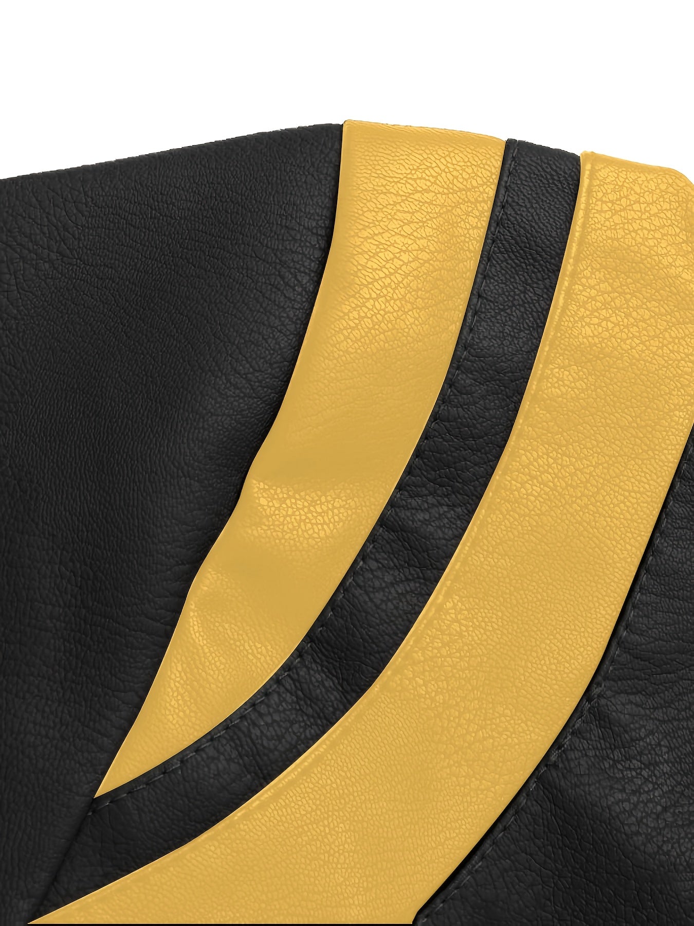 Erkaklar uchun sun'iy charm kurtka, klassik dizayn, retro uslubidagi fermuarli, turli xil yenglar, chiziqli aksentlar va har kuni kiyish uchun mashinada yuviladigan polyester aralashmasi.