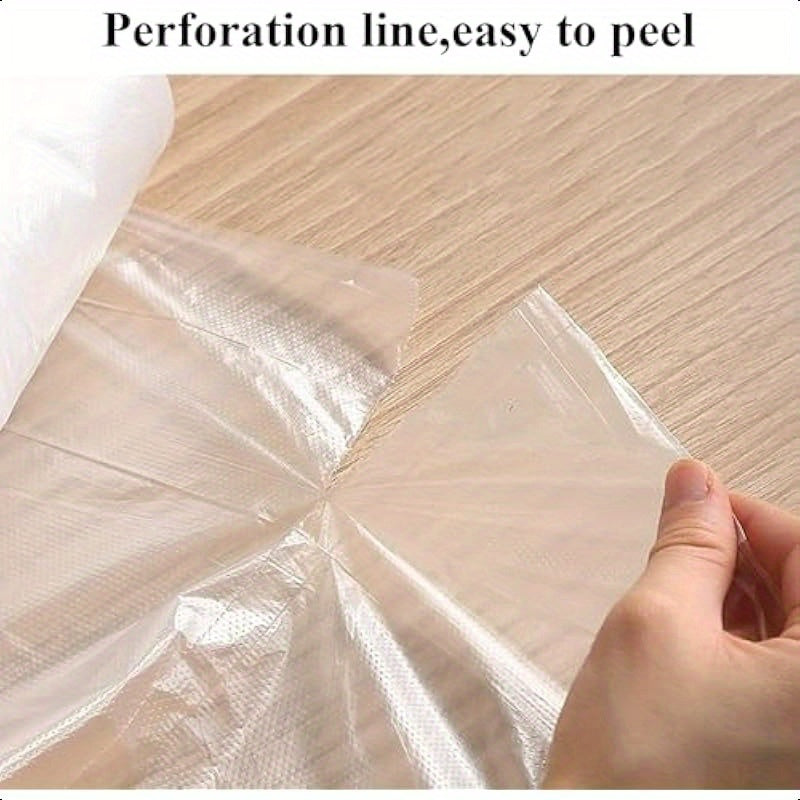 Transparent food storage bags with freshness protection for bread fruits vegetables freezer safe PE polyethylene