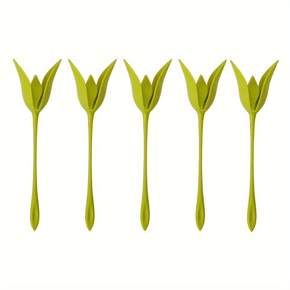 5 Pack Rose Flower Napkin Holders for Elegant Table Decor Dining and Events