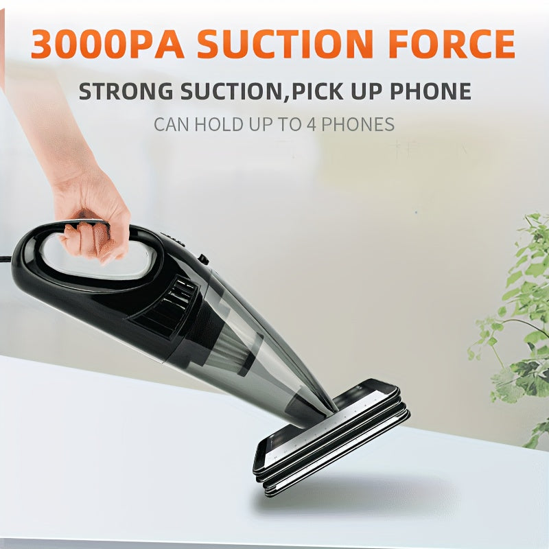 Car Vacuum Cleaner, Handheld, High Power, Wet and Dry Use, Car Accessories