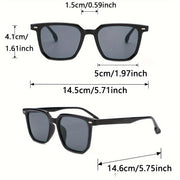 3-to'plam Vintage to'liq ramkali ko'zoynaklar, polikarbonat ramka va anti-refleks linzalar bilan, erkaklar uchun