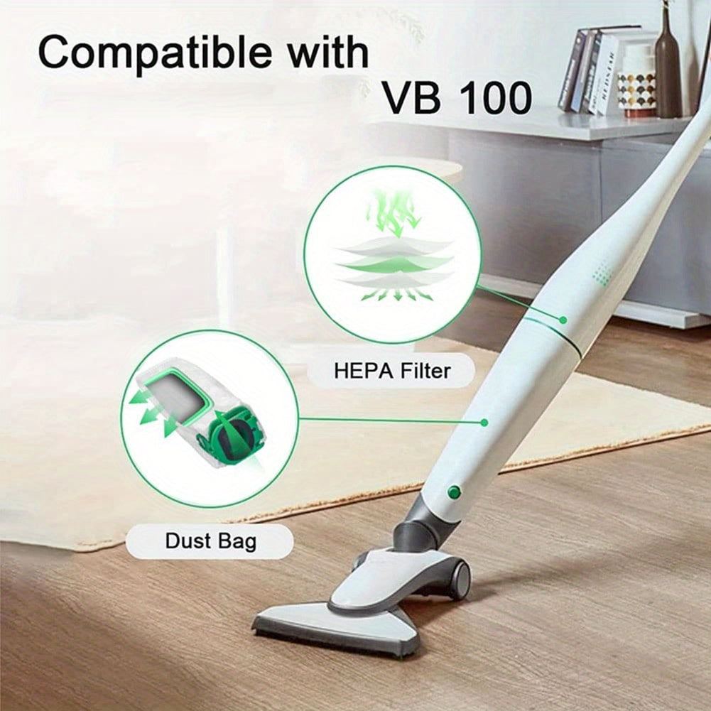 Replacement Dust Bag for Cordless Vacuum Cleaner Green Black Polyester Durable Easy-Access