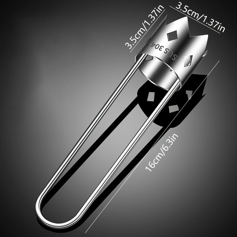 Нержавеющая сталь корер для легкой очистки и нарезки фруктов и овощей.