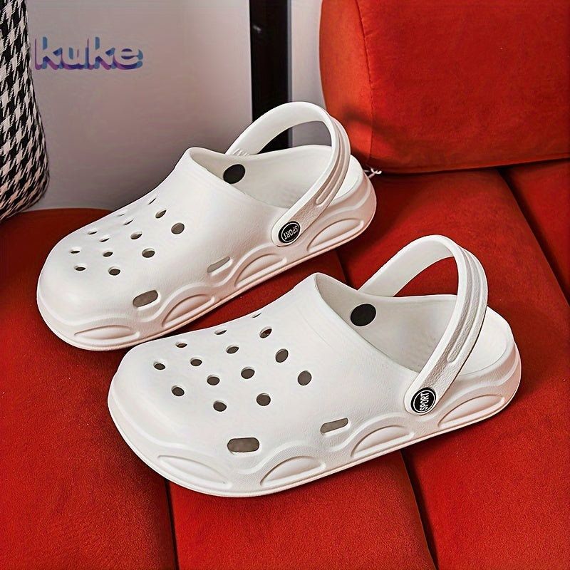 Unisex EVA Clogs Lightweight Non-Slip Solid Color Indoor Outdoor Slide Shoes
