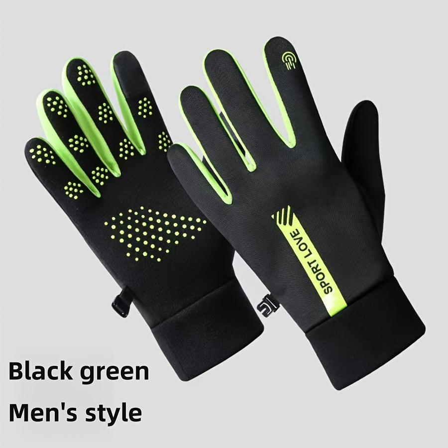 Winter Gloves Men Touchscreen Windproof Warm Cycling Sports