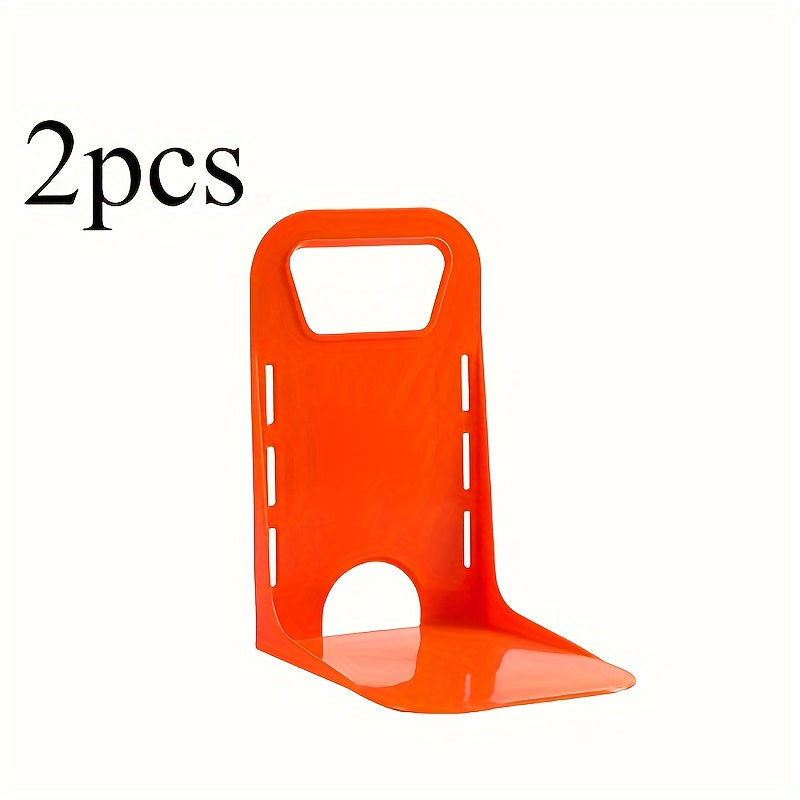 2PCS ABS Resin Car Trunk Organizer With Magic Hooks Anti-Slip Storage