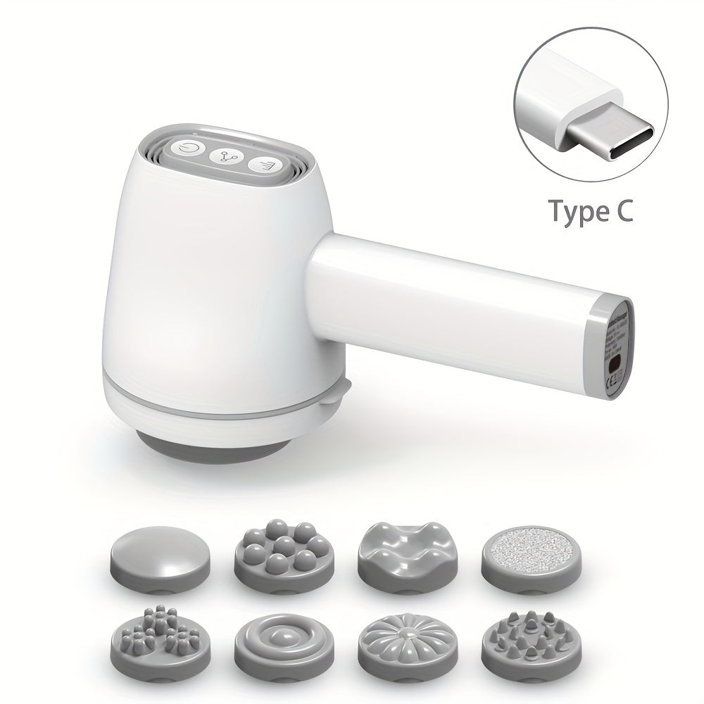 Innovatsion tana shakllantiruvchi massaj qiluvchi, USB orqali zaryadlanadigan va qo'l bilan ushlanadigan, bel, oyoq, qorin, bo'yin va yelkalarga mo'ljallangan. Ota-onalar uchun mukammal sovg'a.