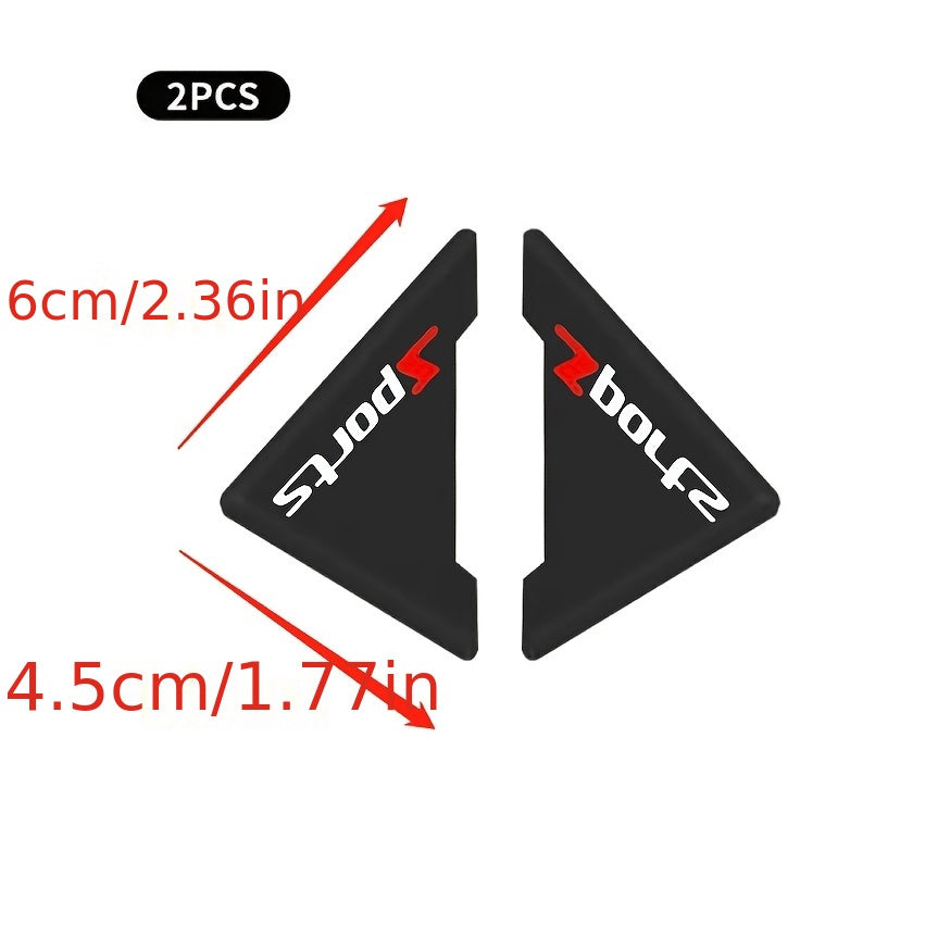 Universal avtomobil eshigi burchaklarini himoyalovchi silikon, chizishga qarshi bumper qoplamalari, 2 ta paket