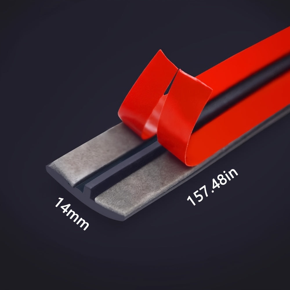 Tira de sellado para parabrisas de coche, banda de goma, sellador de clima, 4m, impermeable, a prueba de ruido