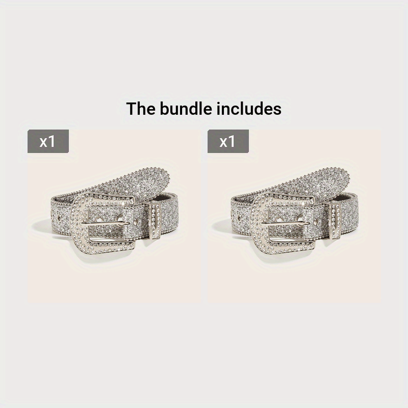 Женский серебряный пояс с блестками и стразами для хип-хопа, джинсов и брюк