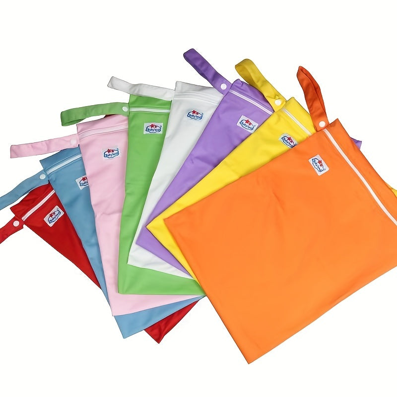 Waterproof Reusable Wet Bag for Cloth Diapers Beach Pool Gym Travel 29x40cm