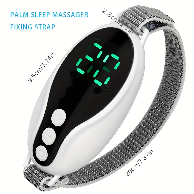 Dispositivo portátil de ayuda para dormir con configuraciones ajustables, recargable por USB, herramienta de masaje con cuerda de mano