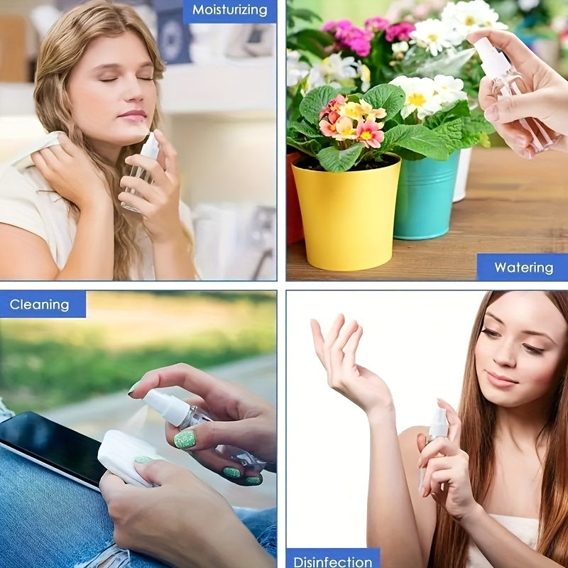 Unisex Plastic Spray Bottle for Perfume and Hydration, Hypoallergenic