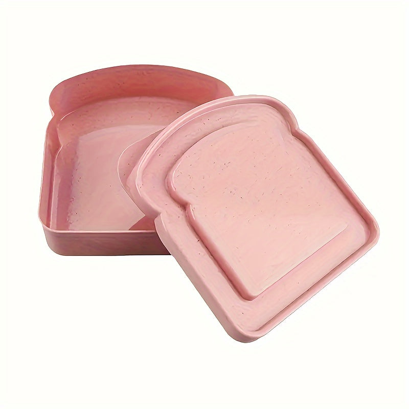 Eco-Friendly Toast-Shaped Sandwich Container BPA-Free Lunch Box for Work School Outdoor
