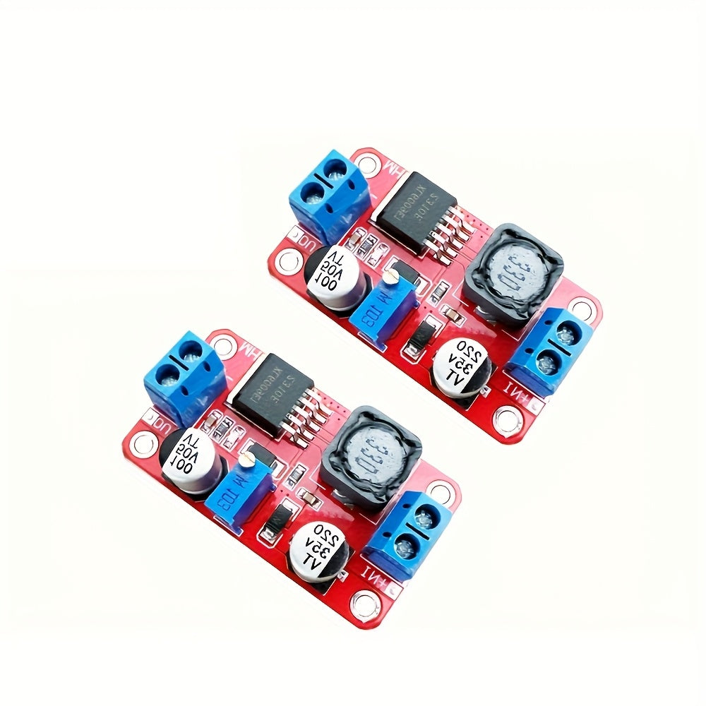 2pcs Adjustable DC-DC Step Up Power Module 5V 12V 24V Boost Converter