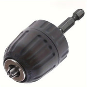 Keyless Drill Chuck Converter Metal, 0.8-10mm Capacity, 3/8-Inch Thread