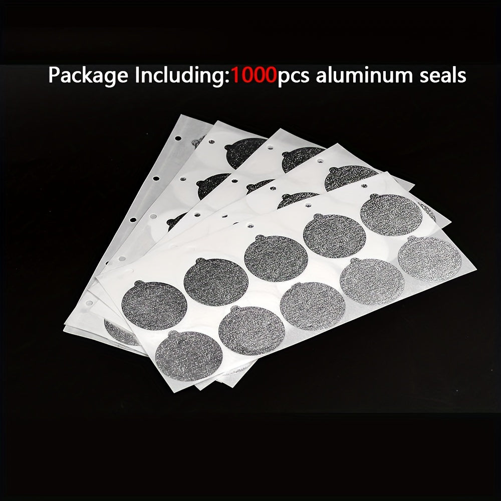 Sellos de cápsula de papel de aluminio resistente a altas temperaturas para preparación de café, reutilizables, ecológicos