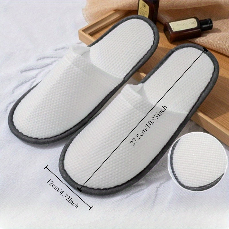 Unisex Non-Slip EVA Slippers for Hotel and Home Use All-Season Solid Color