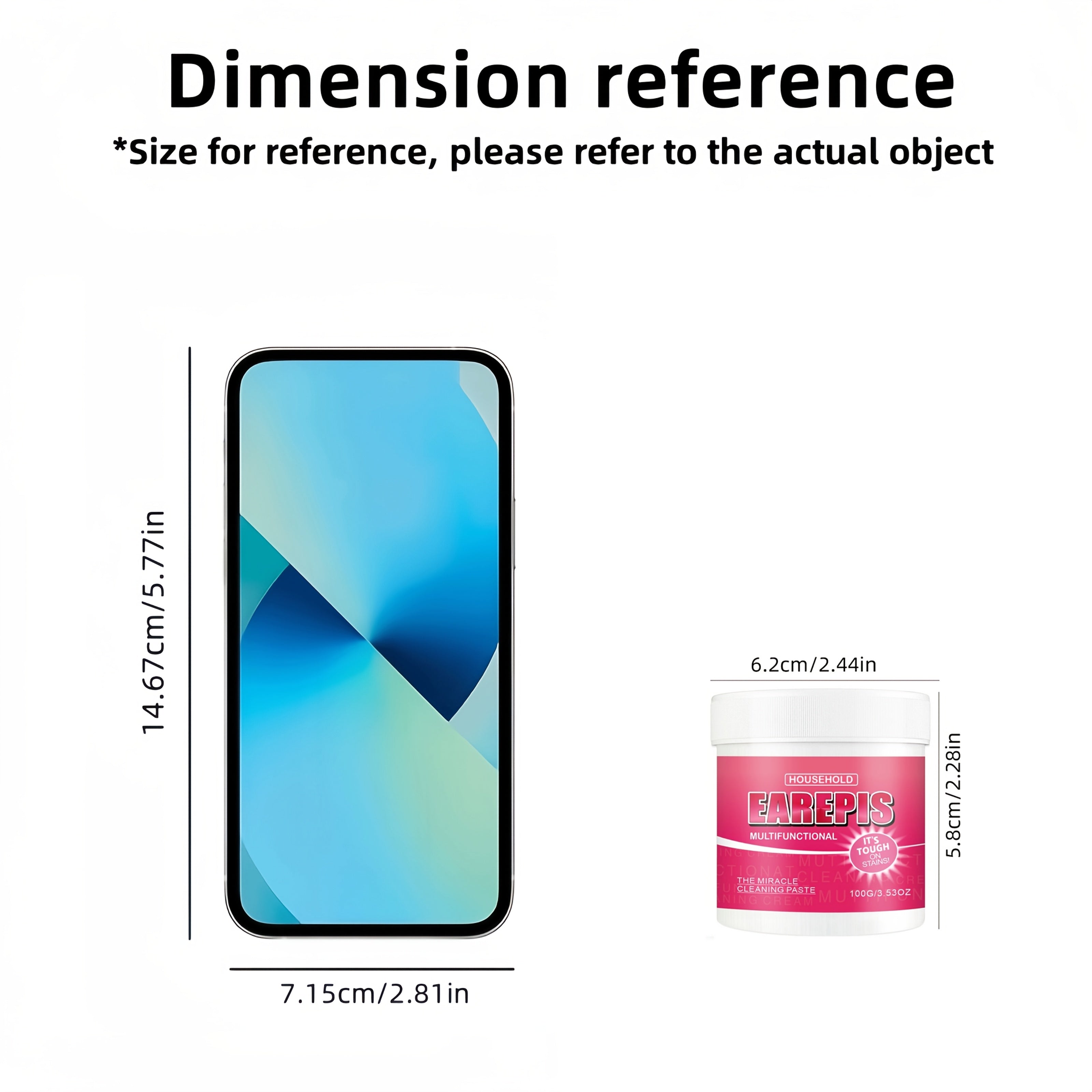 Kit de pasta de limpieza para uso doméstico, gel de 100 g, elimina manchas de grasa