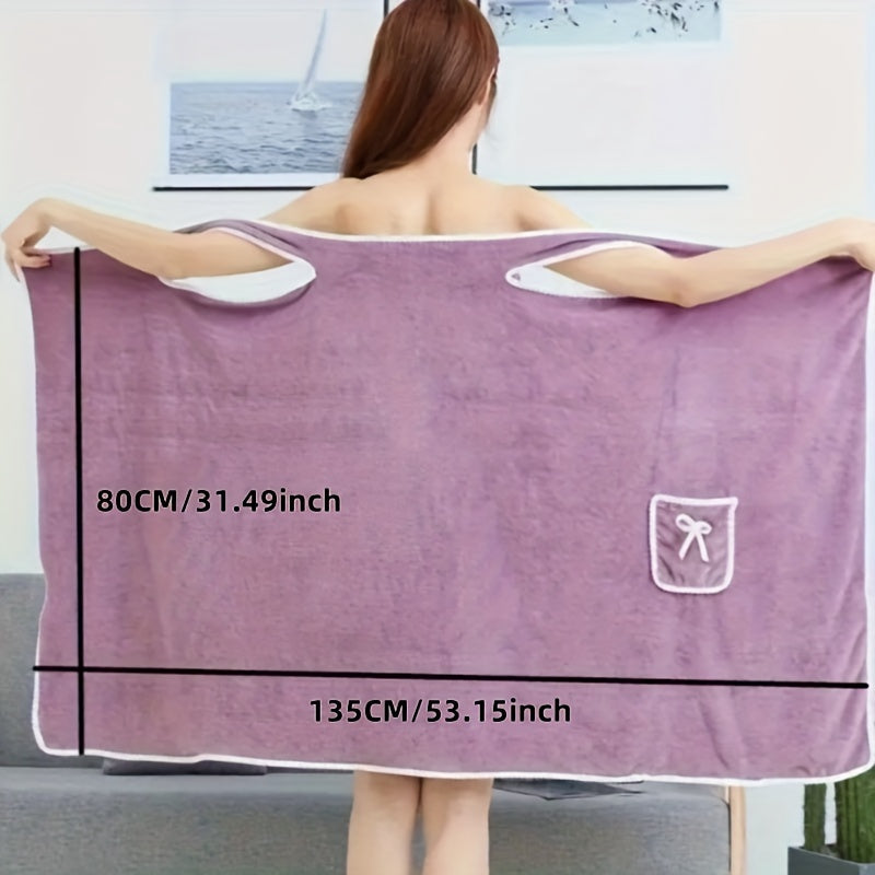 Family Waterproof Bath Towel Quick-Drying Water-Absorbing for Shower Sauna Spa