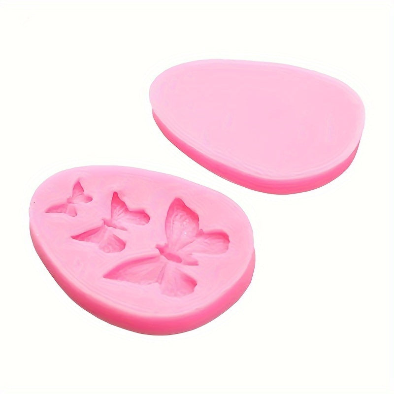 Molde de mariposa de silicona para joyería, jabón, velas y manualidades de repostería