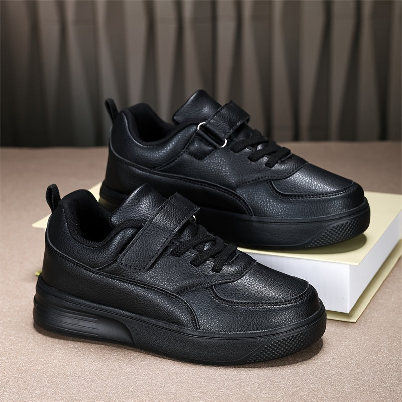 Girls' All-Season Casual Sports Sneakers with Microfiber Leather and EVA Sole