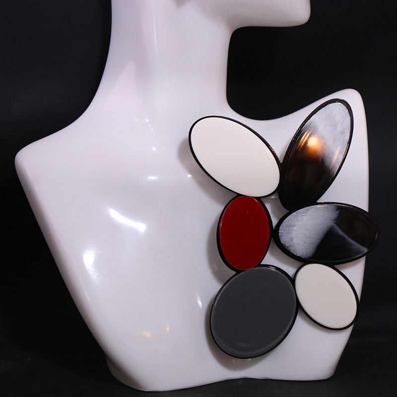 Women’s Acrylic Brooch Pin with Unique Elegant Design