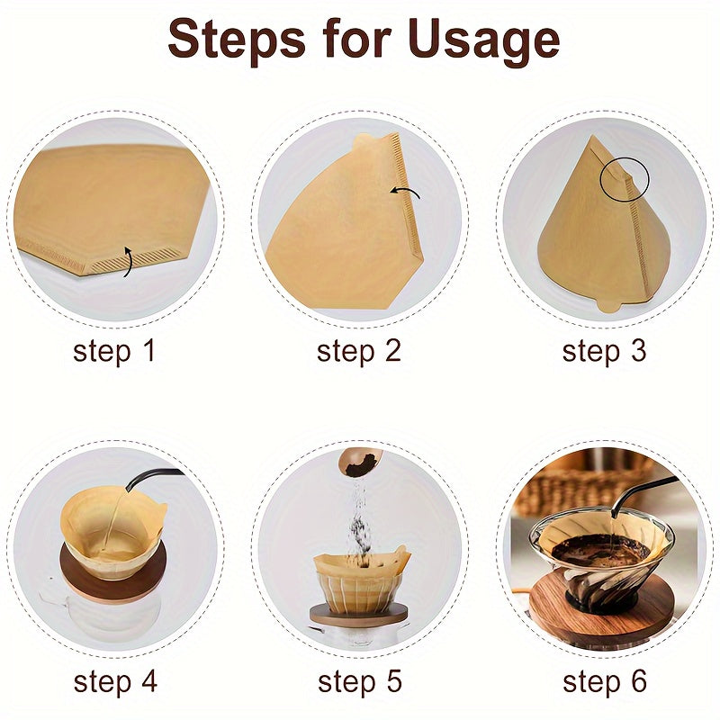 Coffee Filters 100 Pack for 2-4 Cup Drip Coffee Makers