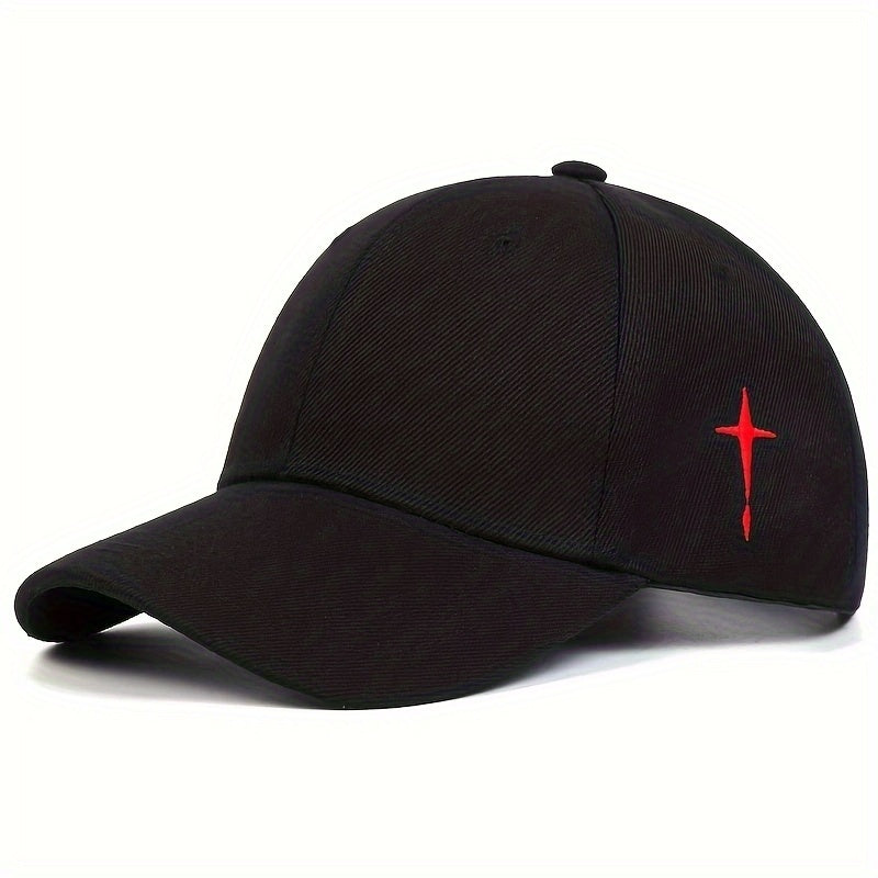 Men's Adjustable Cross Baseball Cap for Spring Summer Fall Gifts