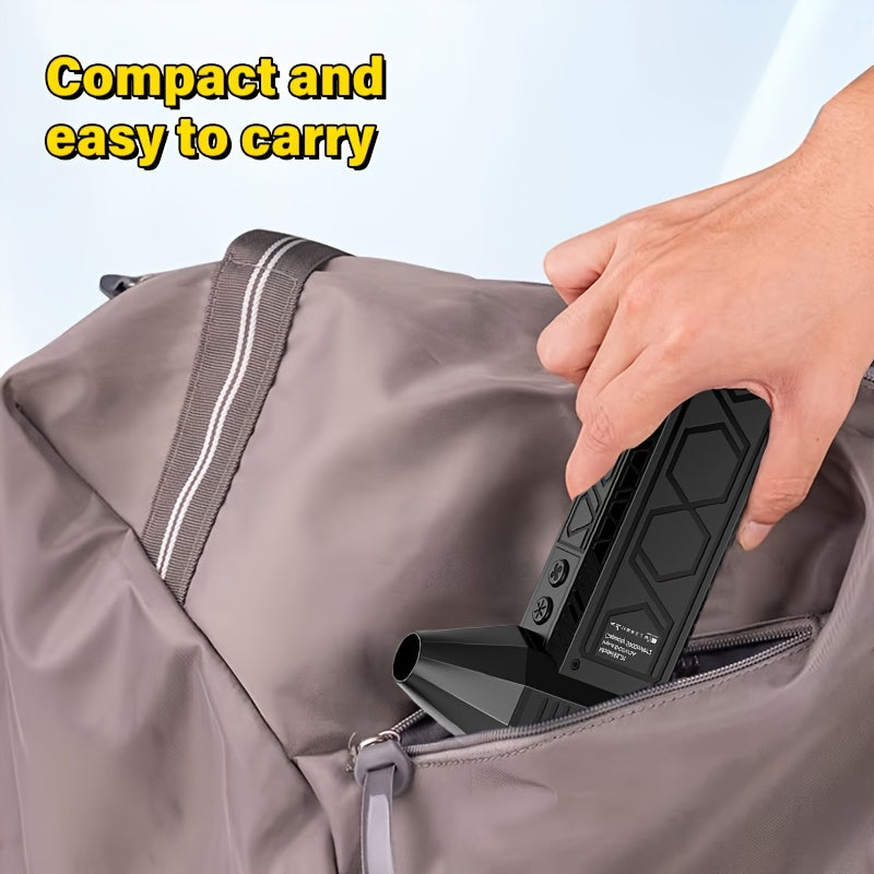 Портативный многофункциональный воздуходувка ABS, перезаряжаемый через USB, охлаждение, кемпинг, офис, барбекю