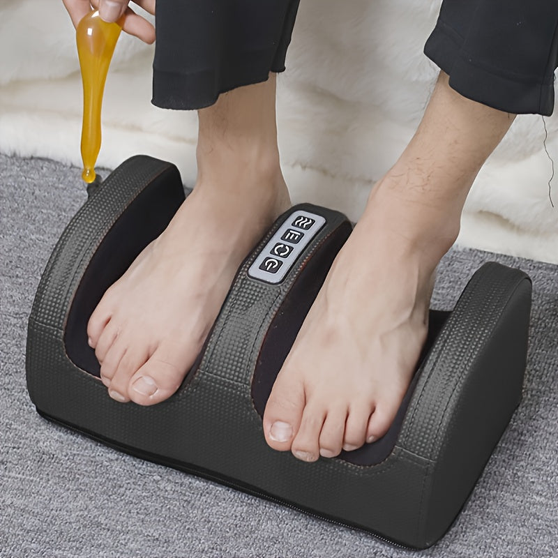 Electric Foot Massager with Adjustable Heat Settings for Circulation and Relaxation
