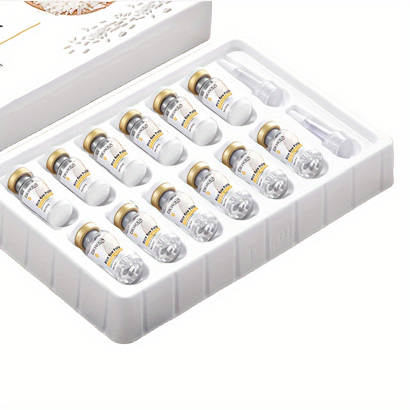 Moisturizing Facial Serum for All Skin Types with Rice Pulp Enzyme Hyaluronic Powder Lysozyme