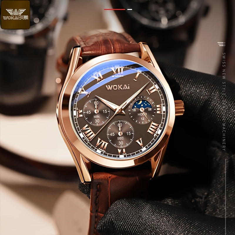 Men's Vintage Light Luxury Watch Simple Elegant Gift for Birthdays
