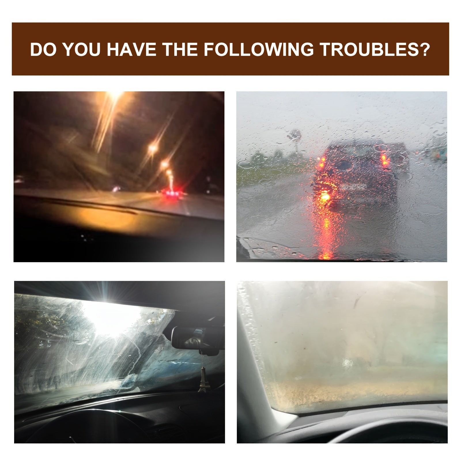 Kit de recubrimiento hidrofóbico para parabrisas de coche, película nano repelente de agua y polvo