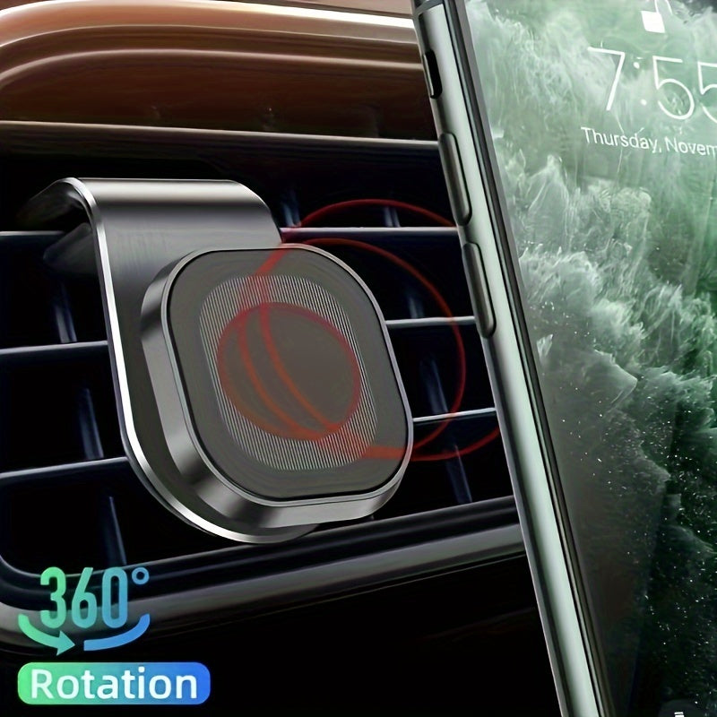 Universal Magnetic Car Phone Holder 360° Rotation Dashboard Mount for Smartphones