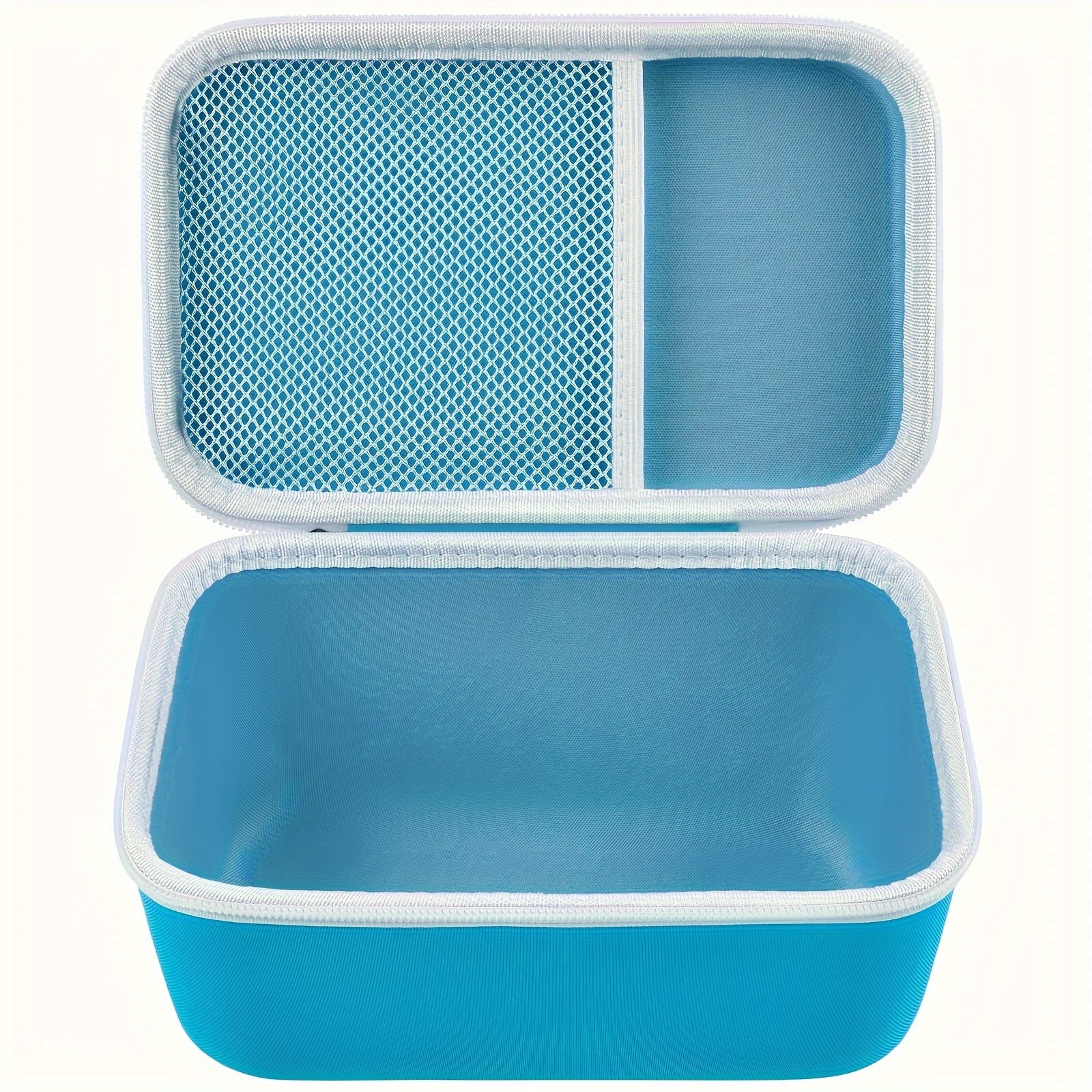 Travel Iron Organizer Case Durable EVA Gray Portable Storage with Mesh Pocket