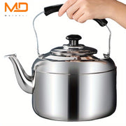 Stainless Steel 5L Whistling Tea Kettle For Stovetop Large Capacity Durable